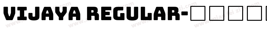 vijaya regular字体转换